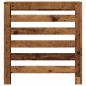 Preview: Heizkörperverkleidung Altholz-Optik 78x20x82 cm Holzwerkstoff