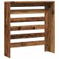Preview: Heizkörperverkleidung Altholz-Optik 78x20x82 cm Holzwerkstoff