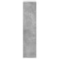 Preview: Bücherregal Betongrau 50x25x105 cm Holzwerkstoff