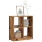 Preview: ARDEBO.de - Bücherregal Altholz-Optik 68,5x32x75 cm Holzwerkstoff