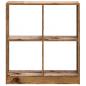 Preview: Bücherregal Altholz-Optik 68,5x32x75 cm Holzwerkstoff