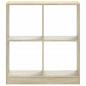 Preview: Bücherregal Sonoma-Eiche 68,5x32x75 cm Holzwerkstoff