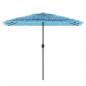Preview: Sonnenschirm mit Stahlmast Blau 300x200x250 cm