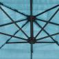 Preview: Sonnenschirm mit Stahlmast Blau 300x200x250 cm
