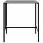 Preview: Bartisch Schwarz 100x100x110 cm Pulverbeschichteter Stahl
