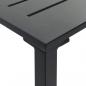 Preview: Bartisch Schwarz 100x100x110 cm Pulverbeschichteter Stahl