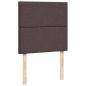 Preview: Boxspringbett mit Matratze Dunkelbraun 90x190 cm Stoff