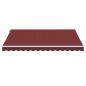 Preview: Markise Automatisch mit LED Weinrot 400x350 cm