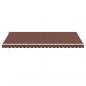 Preview: Markise Manuell mit LED Braun 500x350 cm