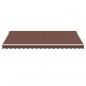 Preview: Markise Automatisch mit LED Braun 450x350 cm