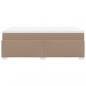 Preview: Boxspringbett Matratze Cappuccino-Braun 120x200cm Kunstleder