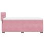 Preview: Boxspringbett mit Matratze Rosa 80x200 cm Samt