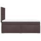 Preview: Boxspringbett mit Matratze Dunkelbraun 80x200 cm Stoff