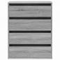 Preview: Kommode Grau Sonoma 60x41x76 cm Holzwerkstoff