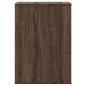 Preview: Kommode Braun Eichen-Optik 40x41x58 cm Holzwerkstoff