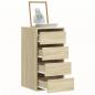 Preview: ARDEBO.de - Kommode Sonoma-Eiche 40x41x76 cm Holzwerkstoff