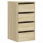Preview: Kommode Sonoma-Eiche 40x41x76 cm Holzwerkstoff