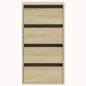 Preview: Kommode Sonoma-Eiche 40x41x76 cm Holzwerkstoff