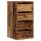 Preview: Kommode Altholz-Optik 40x41x76 cm Holzwerkstoff