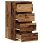 Preview: Kommode Altholz-Optik 40x41x76 cm Holzwerkstoff