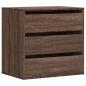 Preview: Kommode Braun Eichen-Optik 60x41x58 cm Holzwerkstoff