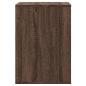 Preview: Kommode Braun Eichen-Optik 60x41x58 cm Holzwerkstoff