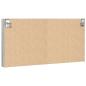 Preview: Vitrinenschrank Grau Sonoma 100x8,5x50 cm Holzwerkstoff