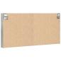 Preview: Vitrinenschrank Betongrau 100x8,5x50 cm Holzwerkstoff