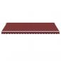 Preview: Markise Automatisch mit LED Weinrot 500x300 cm