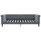 Preview: Tagesbett Dunkelgrau 100x200 cm Samt