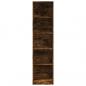 Preview: Kleiderschrank Räuchereiche 50x50x200 cm Holzwerkstoff