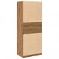Preview: Kleiderschrank Artisan-Eiche 80x50x200 cm Holzwerkstoff