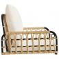 Preview: Hängestuhl mit Kissen 63x58x39 cm Poly Rattan und Stahl