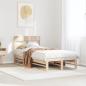 Preview: ARDEBO.de - Massivholzbett ohne Matratze 75x190 cm Kiefernholz