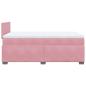 Preview: Boxspringbett mit Matratze Rosa 120x190 cm Samt