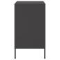 Preview: Nachttische 2 Stk. Schwarz 36x39x68 cm Stahl