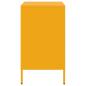 Preview: Nachttische 2 Stk. Senfgelb 36x39x68 cm Stahl
