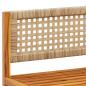 Preview: Garten-Ecksofa mit Kissen Massivholz Akazie