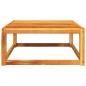 Preview: Gartentisch 65x65x29 cm Massivholz Akazie