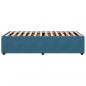 Preview: Bettgestell Blau 80x200 cm Samt
