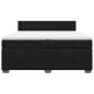 Preview: Boxspringbett mit Matratze Schwarz 200x200 cm Samt