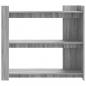 Preview: Konsolentisch Grau Sonoma 100x35x90 cm Holzwerkstoff