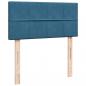 Preview: Boxspringbett mit Matratze Blau 80x200 cm Samt