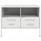 Preview: TV-Schrank Weiß 68x39x50,5 cm Stahl