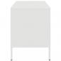 Preview: TV-Schrank Weiß 68x39x50,5 cm Stahl