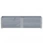 Preview: Pflanzkasten Grau 150x50 cm Massivholz Kiefer