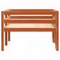 Preview: Kinderbett Wachsbraun 75x190 cm Massivholz Kiefer