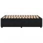 Preview: Bettgestell ohne Matratze Schwarz 120x200 cm Samt