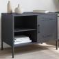 Preview: ARDEBO.de - TV-Schrank Anthrazit 68x39x50,5 cm Stahl