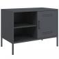 Preview: TV-Schrank Anthrazit 68x39x50,5 cm Stahl